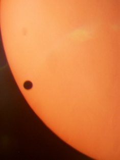 The transit of Venus in 2004. Credit: Charles Barclay