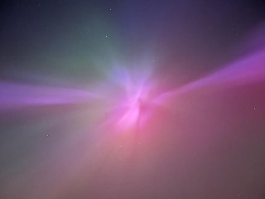A view of the aurora from St Anne’s on Sea, Lancashire.