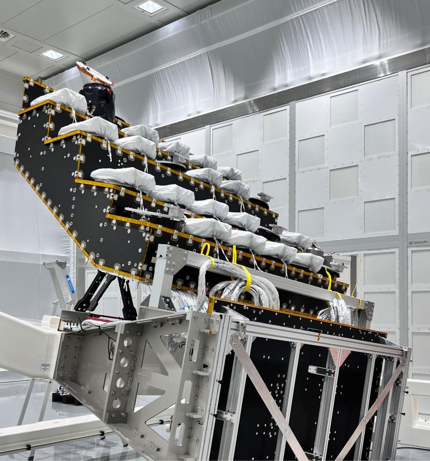 Ten of the final cameras have been built and tested and are ready to be mounted onto the optical bench, the surface that keeps all cameras pointed in the right direction.