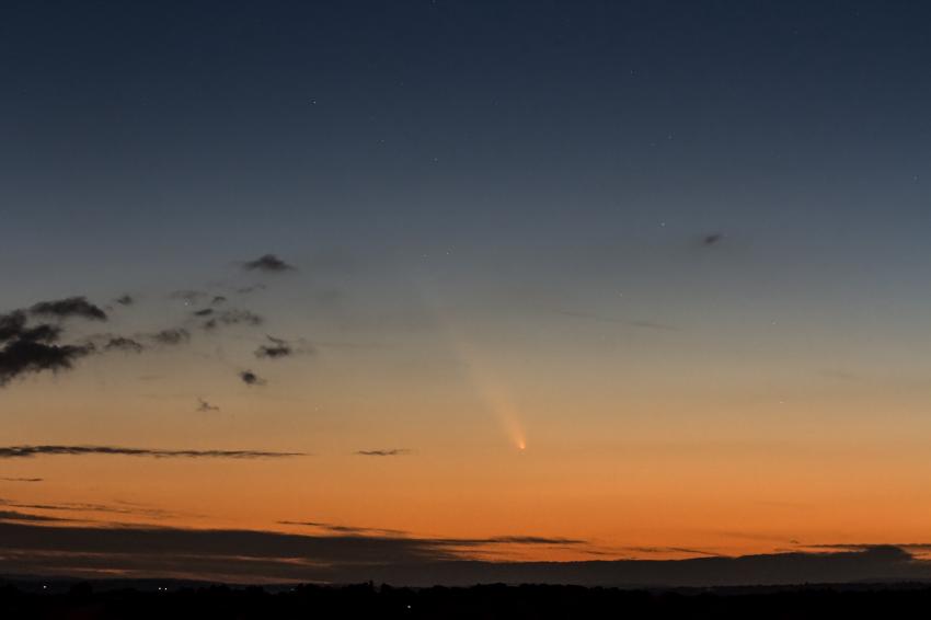 An image of Comet A3 taken by Paul Whitmarsh over Ashdown Forest on 12 October.