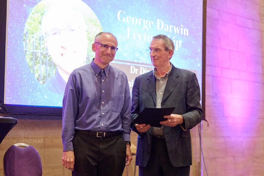 Dr Dimitri Veras, of the University of Warwick, is awarded the George Darwin Lectureship.