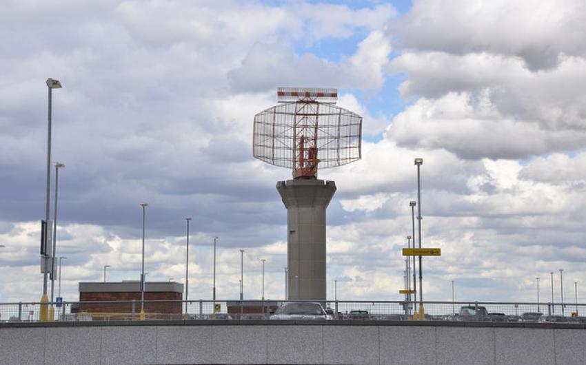 Radar systems used by civilian airports (like this at Heathrow) and military operations are inadvertently revealing our existence to potential advanced alien civilisations because of the hidden electromagnetic leakage they emit.