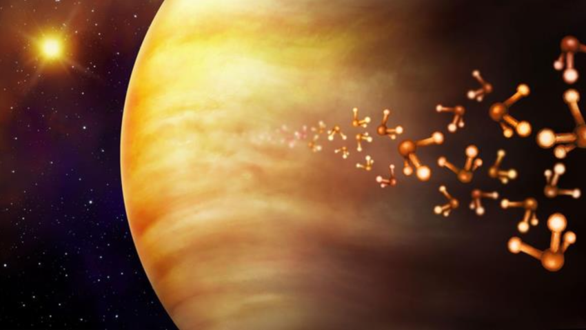 An artist’s impression of the proposed VERVE mission to Venus the answer whether tiny bacterial lifeforms really do exist in the planet’s clouds.