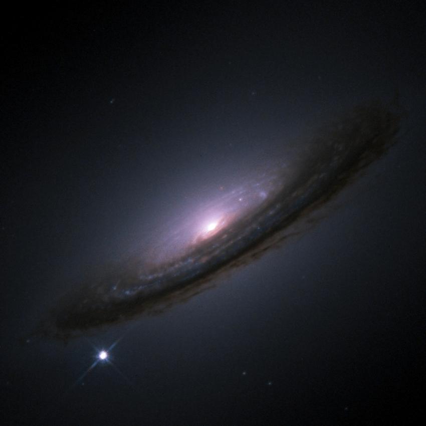 Type Ia supernova SN1994d pictured in its host galaxy NGC4526.
