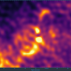 Radio image of the S-shaped precessing jet launched by the neutron star in Circinus X-1.