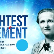 Artwork for the play The Lightest Element, about astronomer Cecilia Payne-Gaposchkin.