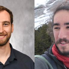 The two prize winners.