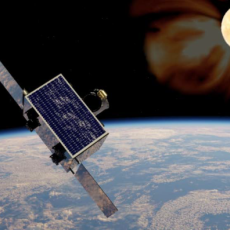 An artist’s impression of what the UK-ODESSI space monitor could look like.