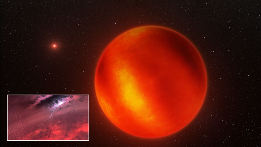 An artist’s impression of the nearest brown dwarf to Earth.